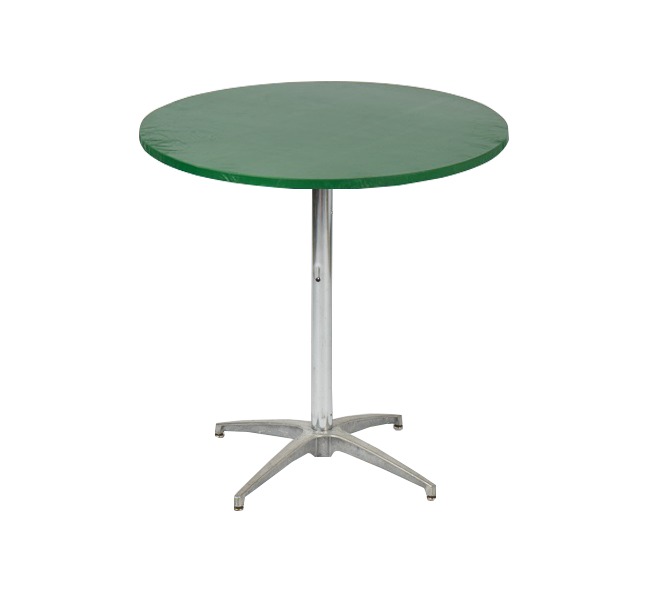 24" Round Fitted Plastic Table Covers