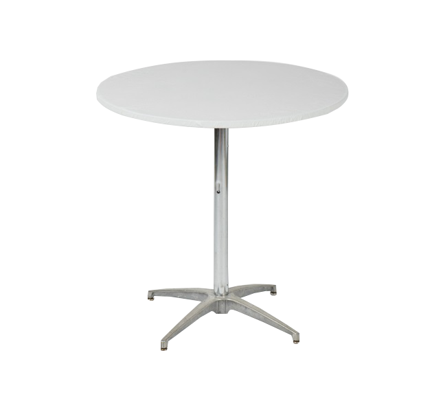 24" Round Fitted Plastic Table Covers