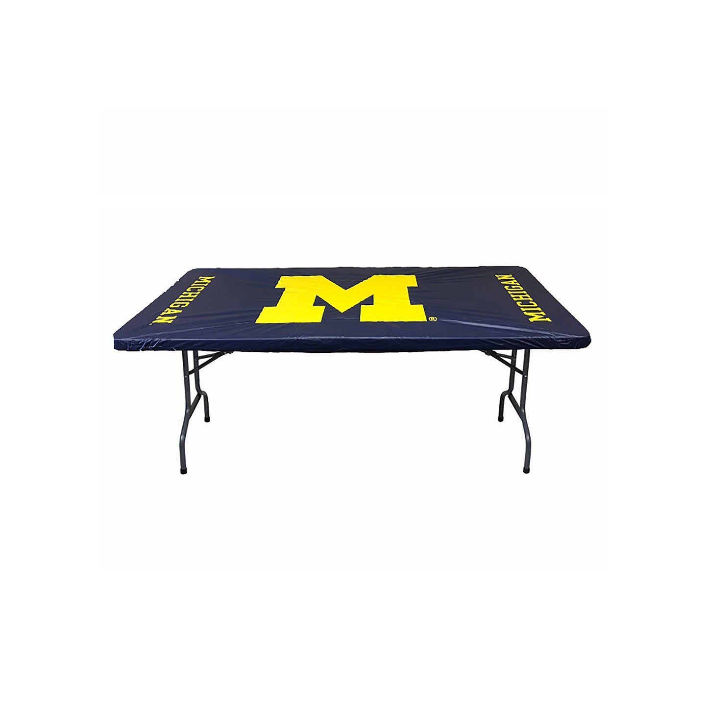Collegiate Kwik-Covers Rectangle Plastic Table Cover (University of Michigan)