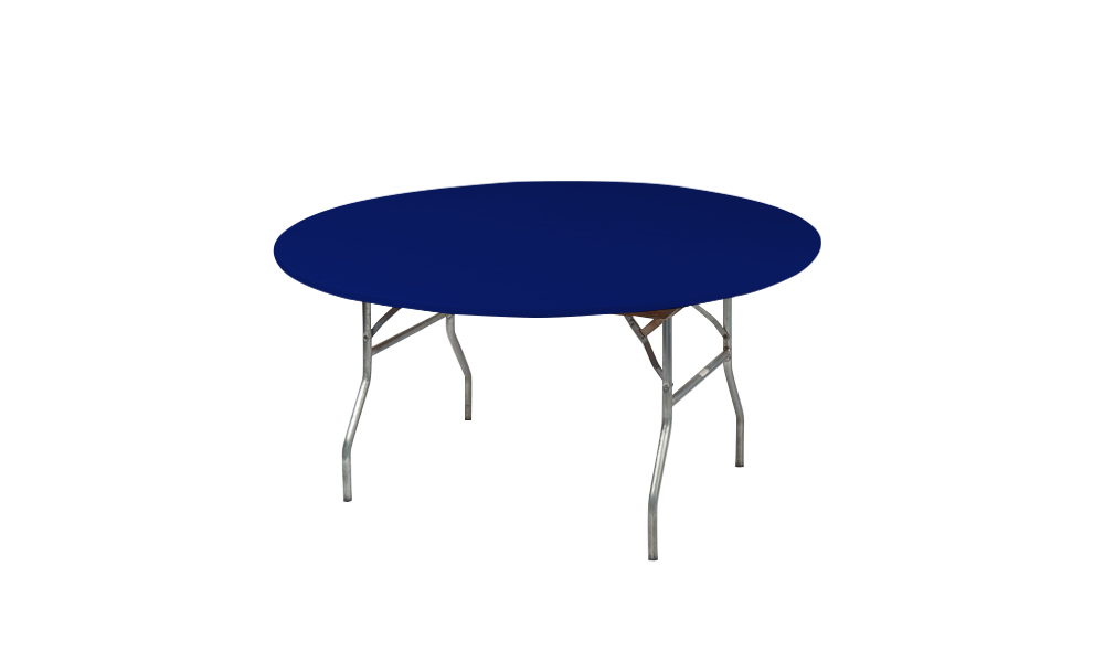 72" Round Fitted Plastic Table Covers