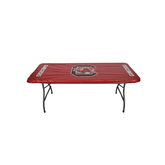 Collegiate Kwik-Covers Rectangle Plastic Table Cover (University of South Carolina)