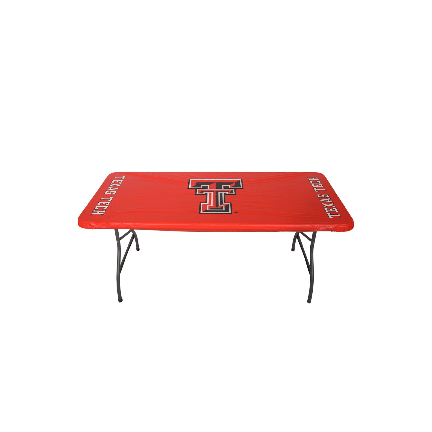 Collegiate Kwik-Covers Rectangle Plastic Table Cover (Texas Tech University)