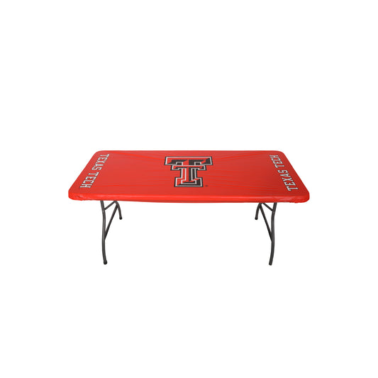 Collegiate Kwik-Covers Rectangle Plastic Table Cover (Texas Tech University)