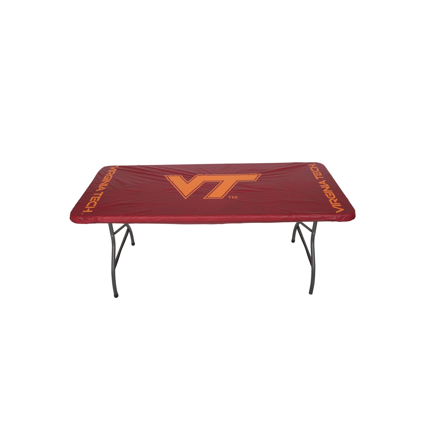 Collegiate Kwik-Covers Rectangle Plastic Table Cover (Virginia Polytechnic Institute and State University)