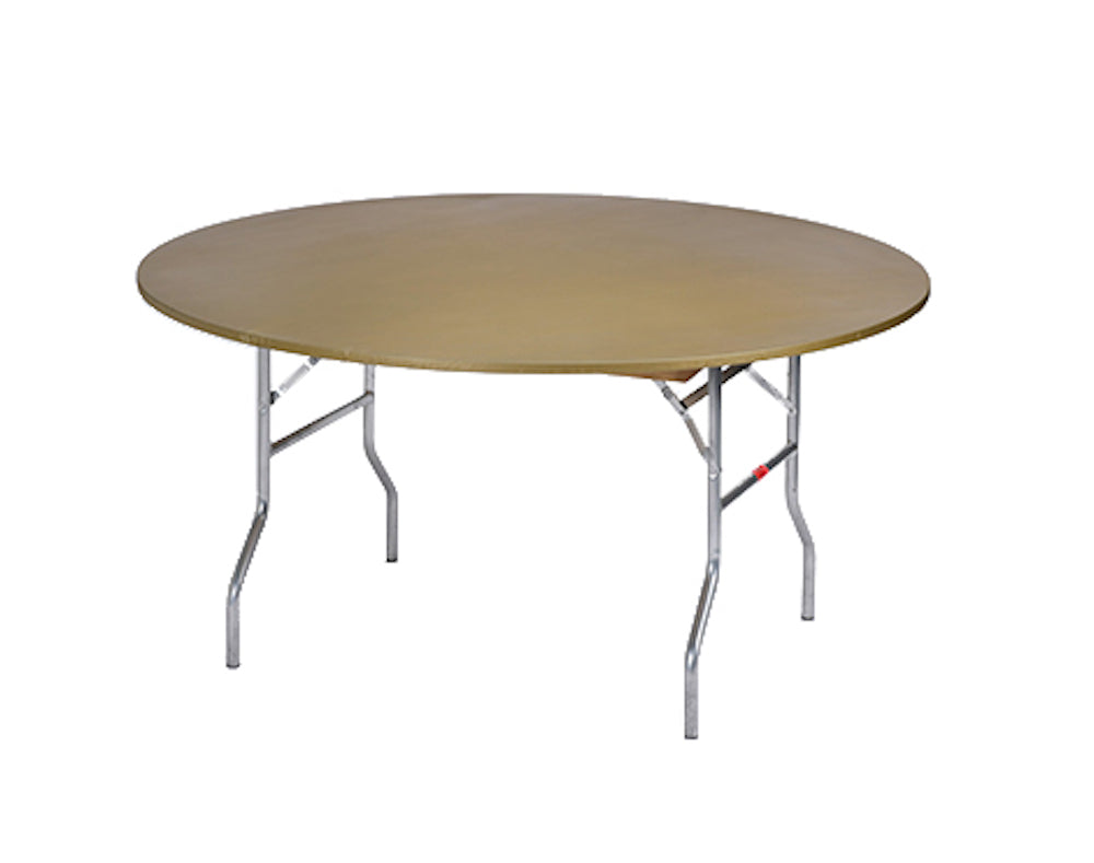 72" Round Fitted Plastic Table Covers